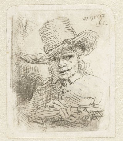 自画像 作： Willem Drost