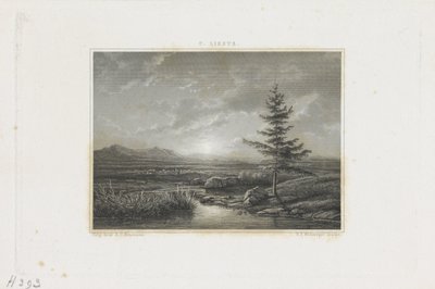 小川のある風景 作： Willem Frederik Wehmeyer