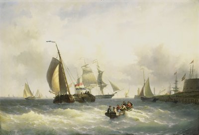 ブレマーヘイブンのアンカレッジ 作： Willem Gruyter jr.