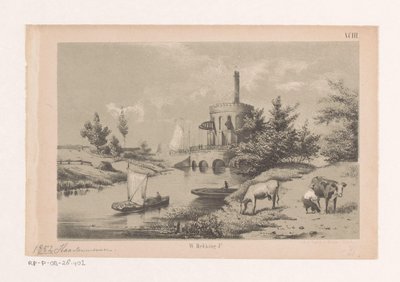 Haarlemmermeer の蒸気ポンプ場 De Cruquius 作： Willem Hekking jr.