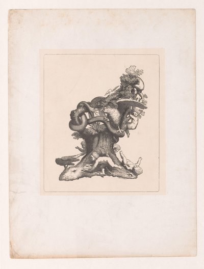 子供と動物の木 作： Willem Hendrik Stam