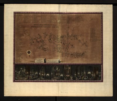 ヴィエリチカ岩塩坑の地図 作： Willem Hondius