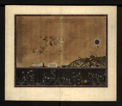 ヴィエリチカ岩塩坑の地図 作： Willem Hondius