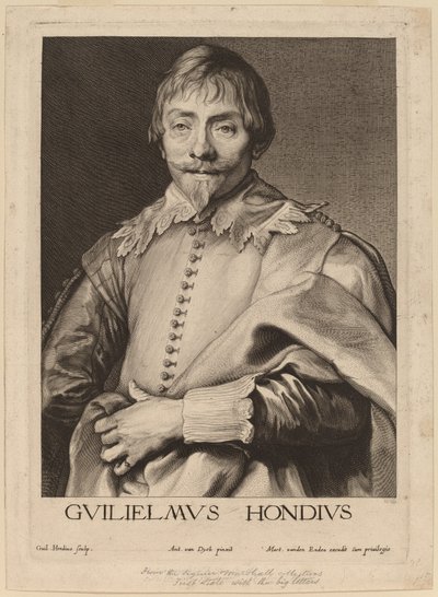 ウィリアム・ホンディウス 作： Willem Hondius after Sir Anthony van Dyck