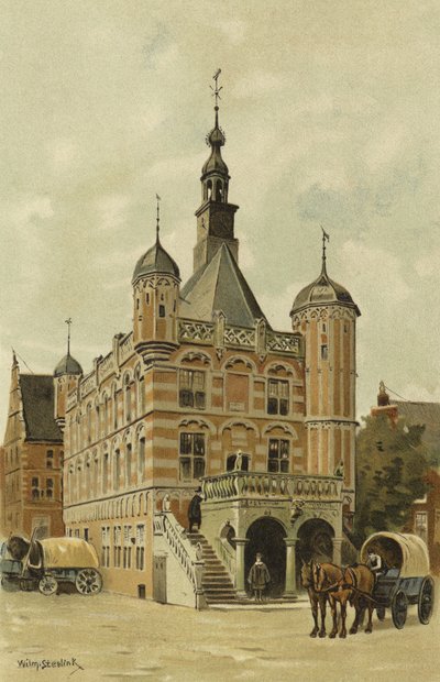 Waag（Weighing House）、デーフェンター、オランダ、1528 作： Willem II Steelink