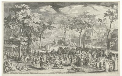 タウンフェア、約。 1610 作： Willem Isaacsz. van Swanenburg
