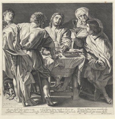 エマオでの食事 作： Willem Isaacsz. van Swanenburg