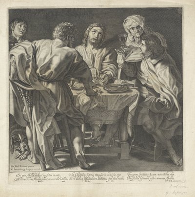 エマオでの食事 作： Willem Isaacsz. van Swanenburg