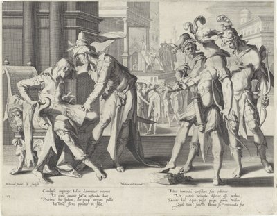 オールディール ヴァン カンビュセス 正義の玉座（シリーズタイトル） 作： Willem Isaacsz. van Swanenburg