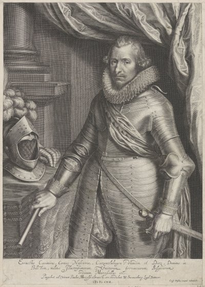 ナッソー・ディーツ伯エルンスト・カジミールの肖像 作： Willem Isaacsz. van Swanenburg