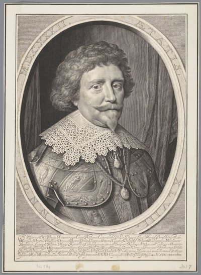 48歳のオレンジ王子、フレデリック・ヘンドリックの肖像 作： Willem Jacobsz Delff
