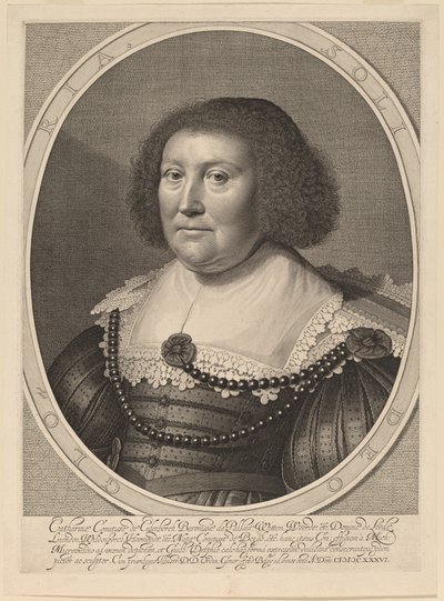 パラント伯爵夫人キャサリン 作： Willem Jacobsz Delff after Michiel van Miereveld