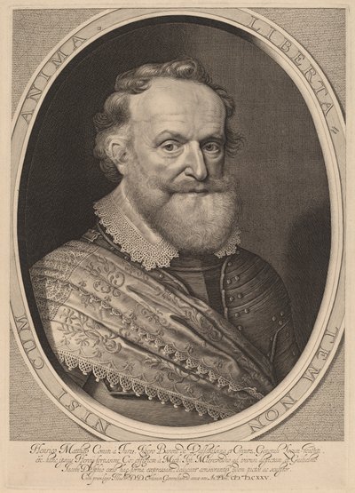 ヘンドリック・マティアス、トゥール伯とタクシー伯 作： Willem Jacobsz Delff after Michiel van Miereveld