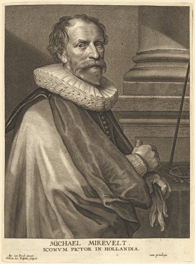ミシェル・ミーレヴェルド 作： Willem Jacobsz Delff after Sir Anthony van Dyck