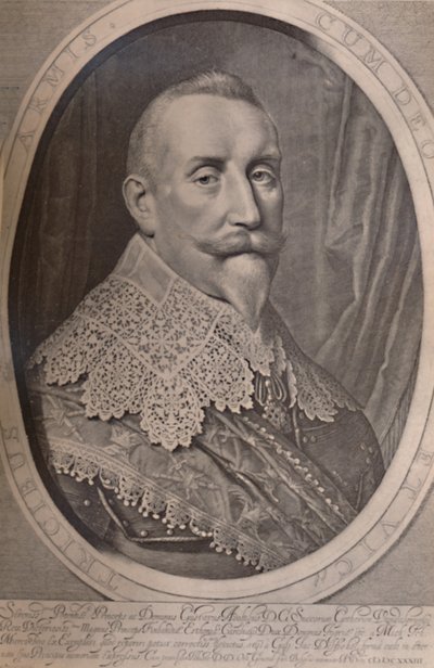 グスタフス・アドルフス（スウェーデン王） 17世紀 1894年 作： Willem Jacobzoon Delff