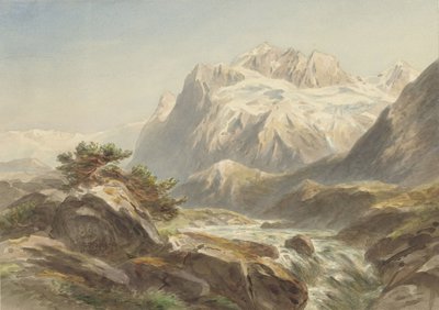 山の風景 作： Willem Jan van den Berghe