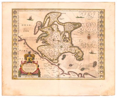 リューゲンFrom：Old World ...、1645 作： Willem Janszoon Blaeu
