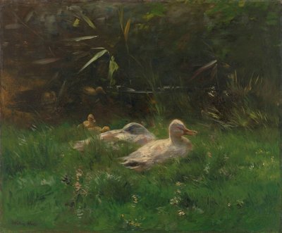 アヒル 作： Willem Maris