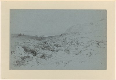 ノルウェーのベルゲン近くの小川のある丘陵の風景 作： Willem Maris