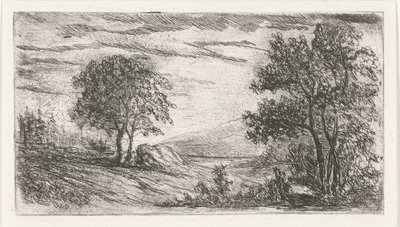 丘の風景 作： Willem Matthias Jan van Dielen