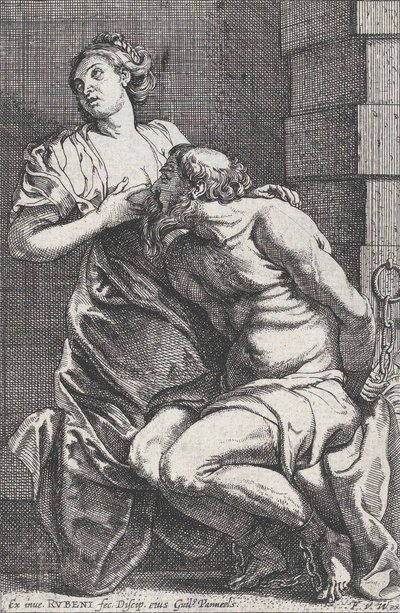 シモンとペロ、1631年頃。 作： Willem Panneels