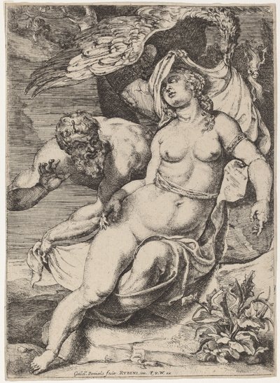 木星とアンティオペ 作： Willem Panneels after Sir Peter Paul Rubens