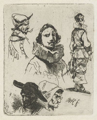 兵士とおばあさんの学習シート 作： Willem Pieter Hoevenaar