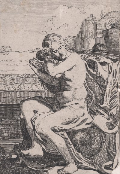 髪を梳くバテシバ 1615年頃 作： Willem Pietersz. Buytewech