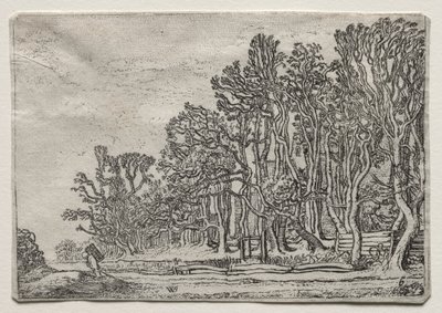 風景のセット: 2 つの板垣 作： Willem Pietersz Buytewech