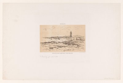 West-Terschelling の村の眺め (オブジェクトのタイトル) 作： Willem Roelofs (I)