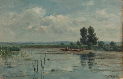 ロースドレヒト近くの湖 Loosdrecht 近くのシート オブ ウォーター 作： Willem Roelofs (I)