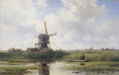 アブカウデ近くのガイン川 作： Willem Roelofs (I)