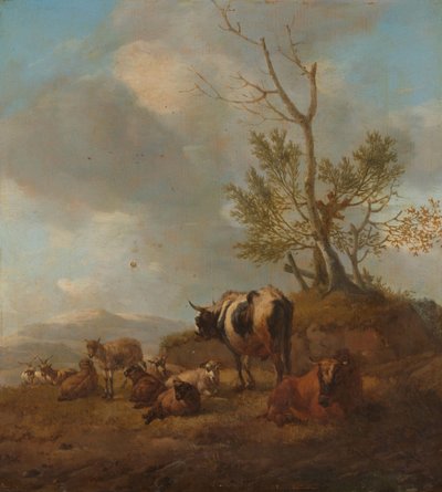 動物のいる風景 作： Willem Romeyn