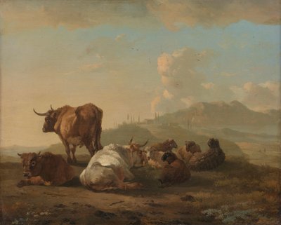 休憩中の群れ 作： Willem Romeyn