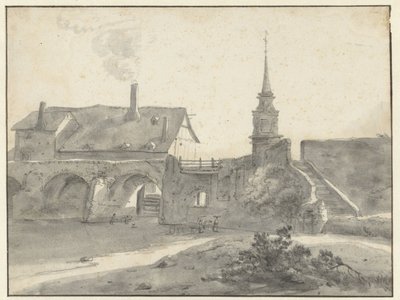 トレイユとアンジェの橋 作： Willem Schellinks (attributed to)