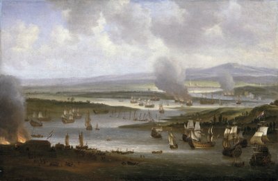 メドウェイのオランダ船（イングランド）、1667年6月 作： Willem Schellinks