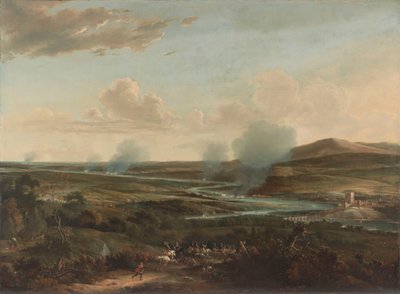 メドウェイの戦い チャタムへの旅、1667年：ロチェスター近くの丘から見た 作： Willem Schellinks