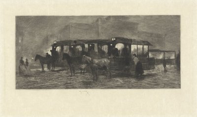 夜の広場 作： Willem Steelink (II)