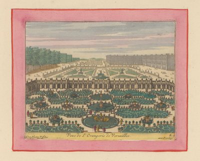 Ansicht der Orangerie von Versailles 作： ウィレム・スウィッデ