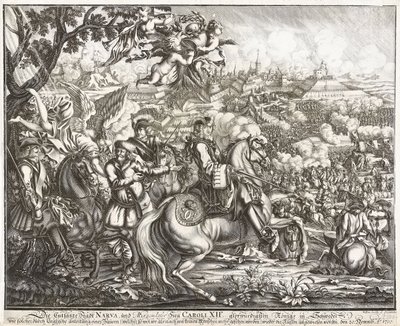 1700年11月19日のナルバの戦い 作： Willem Swidde