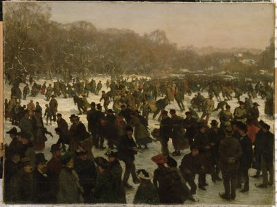 ハーグボスでスケート 作： Willem Tholen