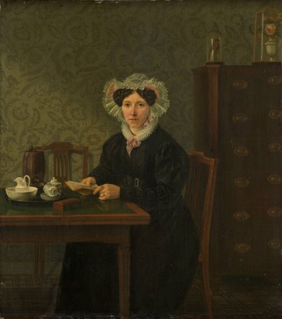 女性の肖像 作： Willem Uppink