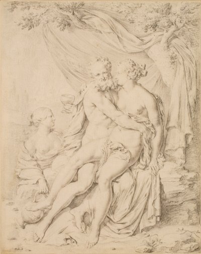 ロトと娘たち 作： Willem Van Mieris