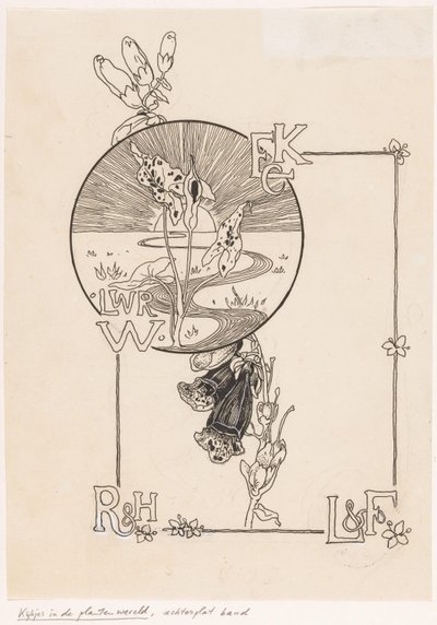 装丁デザイン: Knappert, Emilie C., Views in the plant world, 1893 作： Ludwig Willem Reymert Wenckebach