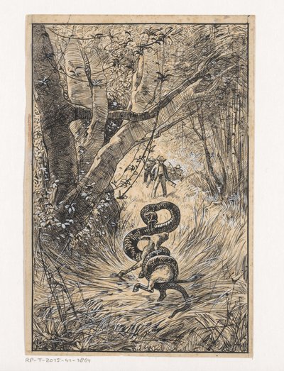 ヘビはヤギを絞め殺します 作： Willem Wenckebach