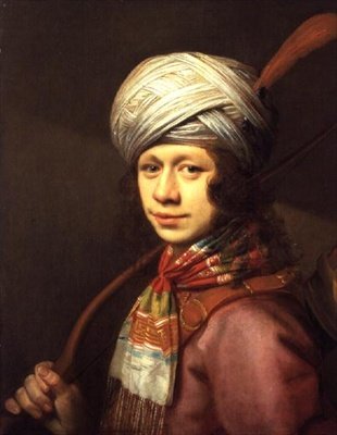 若い射手」（油彩・パネル 作： Willem Willemsz. van der Vliet