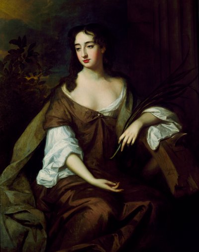 Uma Dama como Santa Catarina (óleo sobre tela) 作： Willem Wissing