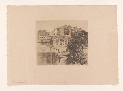 サンフランシスコの廃墟の眺め 廃墟、サンフランシスコ（原題） 作： Willem Witsen (signed by artist)