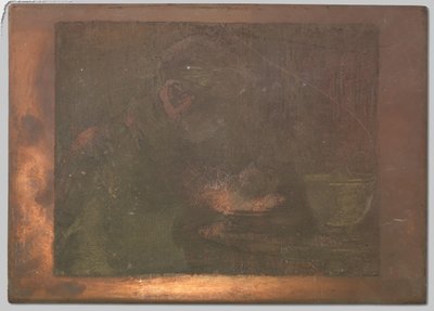 じゃがいもを食べる男の子 作： Willem Arnoldus Witsen