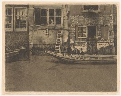 ドルドレヒトのフォール通り 463、465、467 の背面ファサード 作： Willem Arnoldus Witsen